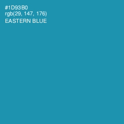 #1D93B0 - Eastern Blue Color Image